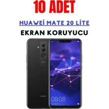 Telpox Huawei Mate 20 Lite Temperli Cam Ekran Koruyucu Süper Ekonomik Paket ( 10 Adet )