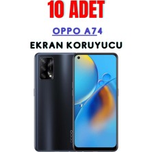 Telpox Oppo A74 Temperli Cam Ekran Koruyucu Süper Ekonomik Paket ( 10 Adet )