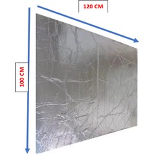 Ode Termoflex Oto Zemin Kaput Altı Ses/ısı Yalıtım Levhası Aluminyum Folyolu Kendinden Yapışkanlı 100CMX120CM 10MM Kalınlık Ode