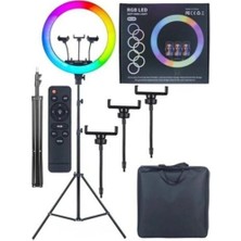 Enshall Mega Rgb Ring Light 22 İnç 54 cm 70W Trıpod 15 Renk