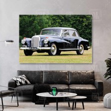 SML Tablo Mercedes-Benz 300D W189 Kasa 1957 Klasik Araba Antika Yatay Kanvas Tablo