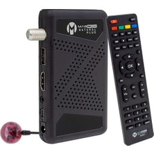 Magbox Natural Plus Tkgs Li Youtube Özellikli Full Hd Mini Uydu Alıcısı Cihazı USB Video Film Oynatabilme