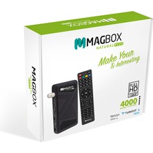 Magbox Natural Plus Tkgs Li Youtube Özellikli Full Hd Mini Uydu Alıcısı Cihazı USB Video Film Oynatabilme