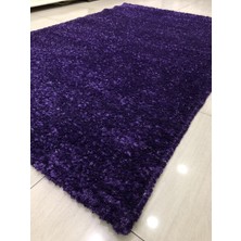 Burak Halı Saray  Gizem Avklb Mor El Örgüsü Mor Halı 150X230 Tek Renk
