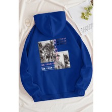 Uygun Tarz Be True Of  Baskılı Sweatshirt