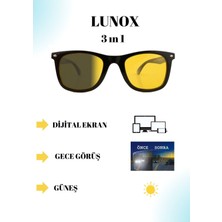 Lunox Fotokromik 3in1 Sports Seri ( Güneş-Mavi Işık Koruma-Antifar ) Gözlük