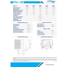 Tommatech 550 Wp Halfcut Multibusbar Monokristal 108PM M12 Güneş Paneli