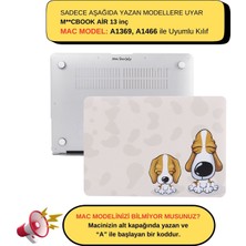 McStorey Macbook Air Kılıf 13 inç Dog02NL (Eski USB'li Model 2010-2017) A1369 A1466 ile Uyumlu