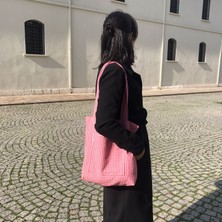 Sumicorn Design Pötikareli Çevre Dostu Bez Çanta,cepli Keten Kol ve Omuz Çantası,bez Alışveriş Çantası