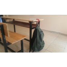 Mintikbirler Okul Çanta Askısı 29 Adet Öğrenci Sıra Yaylı Çocuk Masa Askı Aparatı Sınıf Düzenleyici Organizer