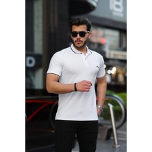 3A Moda Erkek  Pamuk Serin Tutan Dar Kesim Polo Yaka T-Shirt
