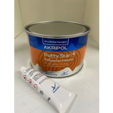 Akzonobel Akripol Putty Star Polyester Macun (Sarı) 2.7 kg