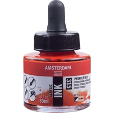 Amsterdam Sıvı Akrilik Mürekkep Boya 30ML 315 Pyrrole Red
