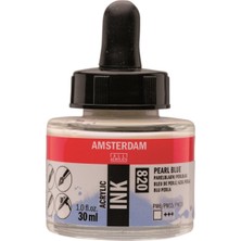 Amsterdam Sıvı Akrilik Mürekkep Boya 30ML 820 Pearl Blue