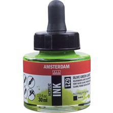 Amsterdam Sıvı Akrilik Mürekkep Boya 30ML 621 Olive Green