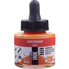 Amsterdam Sıvı Akrilik Mürekkep Boya 30ML 311 Vermilion
