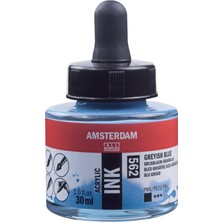 Amsterdam Sıvı Akrilik Mürekkep Boya 30ML 562 Greyish Blue