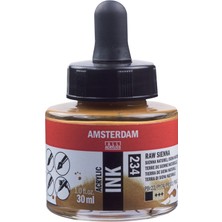 Amsterdam Sıvı Akrilik Mürekkep Boya 30ML 234 Raw Sienna