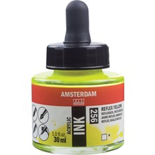 Amsterdam Sıvı Akrilik Mürekkep Boya 30ML 256 Reflex Yellow