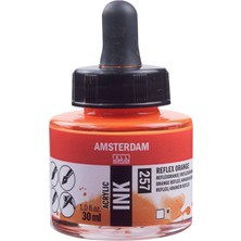 Amsterdam Sıvı Akrilik Mürekkep Boya 30ML 257 Reflex Orange