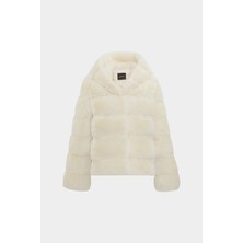 Açelya Okcu Açelyaokcu Kapüşonlu Kadın Rex Kürk Mont