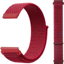 34center Amazfit Balance  Uyumlu Hasır Dokuma Kumaş Kordon (22MM)