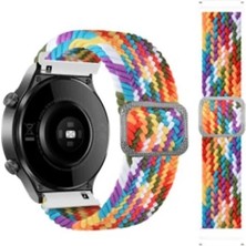 34center Amazfit Balance  Uyumlu Loop Dokuma Ayarlanır Tokalı Kordon (22MM)