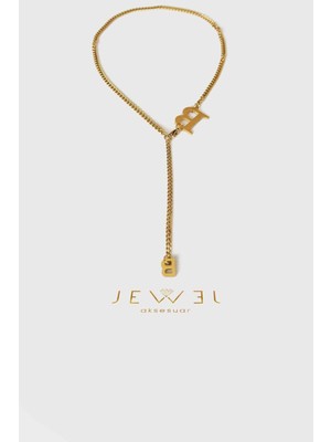 Jewel B Model Zincir Gold Altın Kaplama Kole