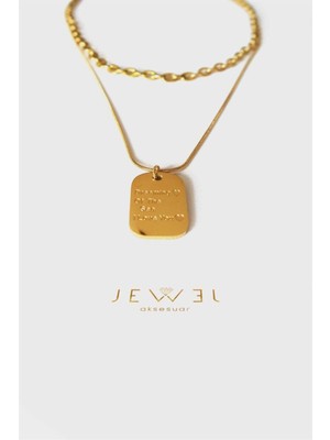 Jewel Dream Love Gold Altın Kaplama Kolye