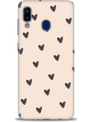 gmotp Samsung Galaxy A30 Kılıf Hd Baskılı - Minik Kalpler