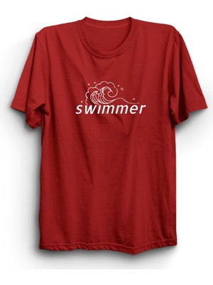 The Fame Swimmer, Yüzücü, Yüzme, Dalga, Deniz, Swimming, Swim Tişört