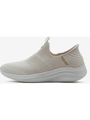 Skechers Slip-Ins: Ultra Flex 3.0-Cozy Streak Kadın Natürel Spor Ayakkabı 149708 Nat