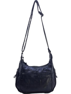 Baginn Y.s.deri Çapraz Askılı Kadın Postacı Çanta Çok Cepli Vegan Deri Bayan Omuz Çantası