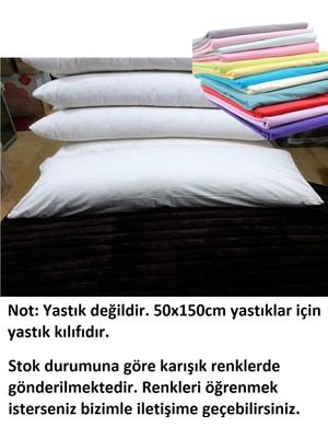 Mandaş Tekstil Karı Koca Yastık Kılıfı, Uzun Maxi Boy Yastık Kılıfı (50X150)