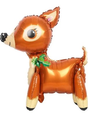 Kidspartim 3D Geyik Folyo Balon 59X55 cm
