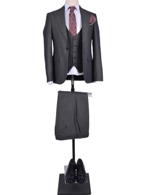 Wessi TK621110-127 Wessi 6 Drop Takım Elbise/füme/46