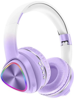 Z11BT Kablosuz Kulak Üstü Rgb LED Işıklı Stereo Bluetooth Kulaklık