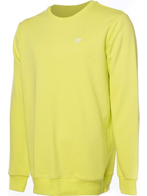 Hummel Hmlt-Ic Ico Sweatshırt Erkek Günlük Sweatshirts 921835-6102 Sarı