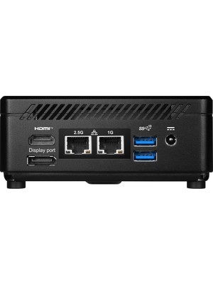 Msı Cubi 5 Mini Pc Intel Core I3-1215U 8gb Ddr4  256GB SSD Wifi 6e Bt 5.2 Thunderbolt Type-C Dual Display Black Freedos