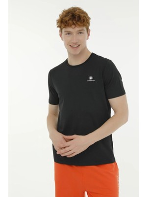 Lumberjack Basic Modal C Neck Erkek Kısa Kol T-Shirt M-CT110 Siyah