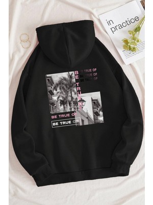Uygun Tarz Be True Of  Baskılı Sweatshirt