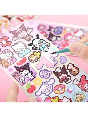 BP Tattoo Sanrio Holografik Kendinden Yapışkanlı Sticker Çıkartma Etiket