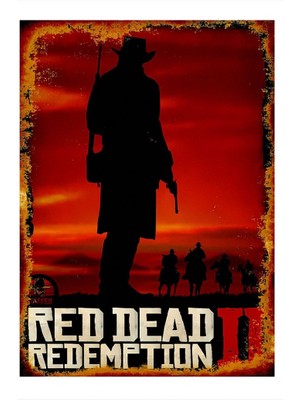 Tablomega Red Dead Redemption Mdf Poster 18CM x 27CM