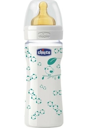 Chicco Biberon BLACK AND WHITE ( Limited Edition ) 150 mlCon tettarella a  flusso lento ( da 0 mesi )