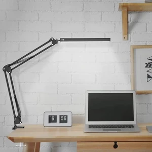 Masa Tutuculu Metal 3 Renk Modlu Katlanabilir LED Işık Masa Lambası