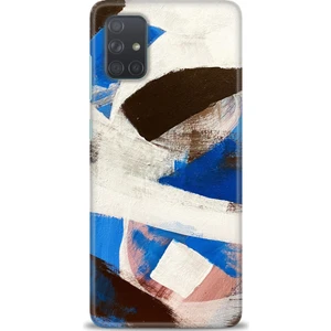 Samsung Galaxy A51 Kılıf Hd Baskılı - Siyah Mavi