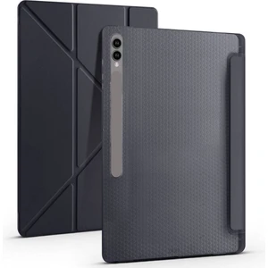 Samsung Galaxy Tab S9 Ultra Uyumlu Kılıf 3 Farklı Stand Kalemlikli Tri Folding Tablet Kılıfı