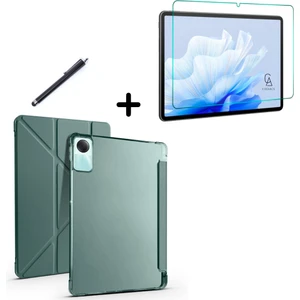 Xiaomi Redmi Pad Se Uyumlu Tri Fold Kalemlikli Tablet Kılıfı Ekran Koruyucu Kalem Seti