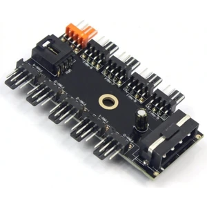 Fan Çoklayıcı Adaptör ve Kablosu 10 Port Fan Power Ide Switch Pwm Çoğaltıcı Hub 4337