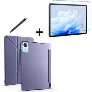 Xiaomi Redmi Pad Se Uyumlu Tri Fold Kalemlikli Tablet Kılıfı Ekran Koruyucu Kalem Seti